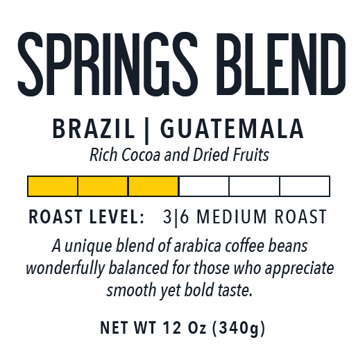 360F Brand: 12oz Bag:Springs Blend