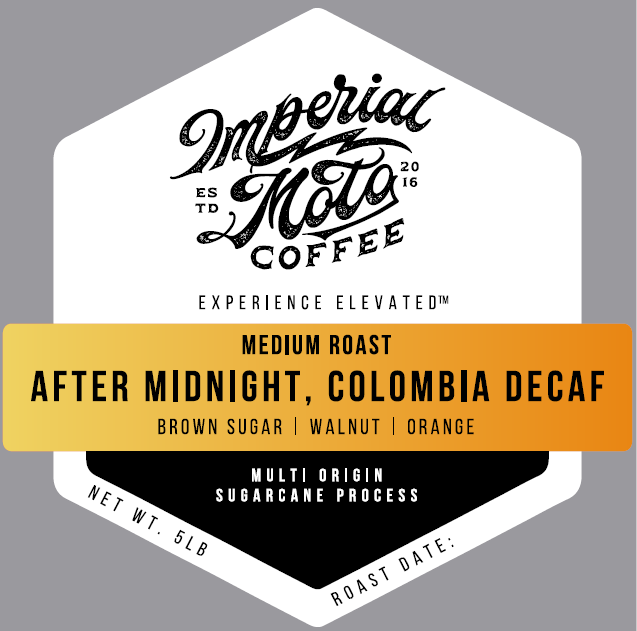 Coffee:Imperial Moto:IM 5lb Colombia Decaf Sugar Cane
