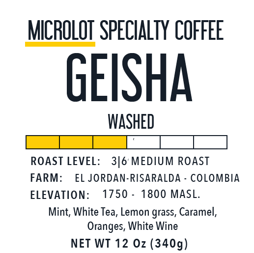 360F Brand: 12oz Bag:Geisha Washed