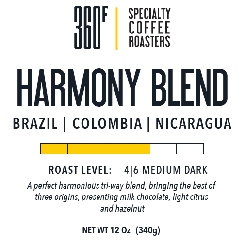 360F Brand: 12oz Bag:Harmony Blend