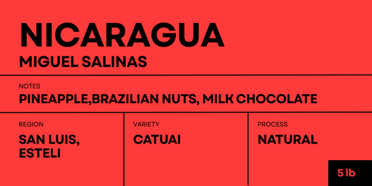 360F Brand: 5lb Bag: Nicaragua Natural