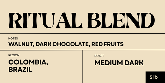 360F Brand: 5lb Bag: Ritual Blend Medium Dark