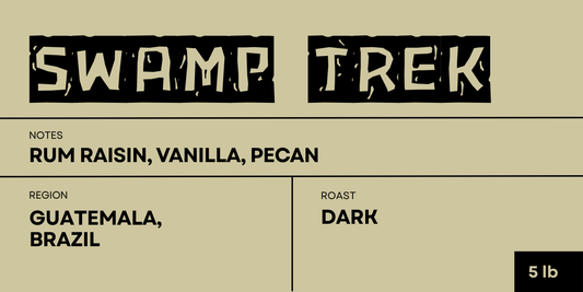 360F Brand: 5lb Bag: Swamp Trek Dark Roast
