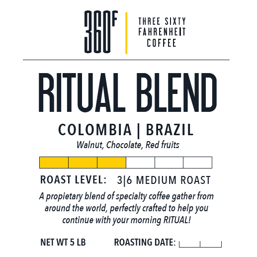 360F Brand: 5lb Bag: Ritual Blend Medium