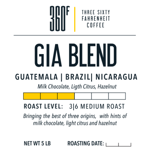 360F Brand: 5lb Bag: Gia Blend
