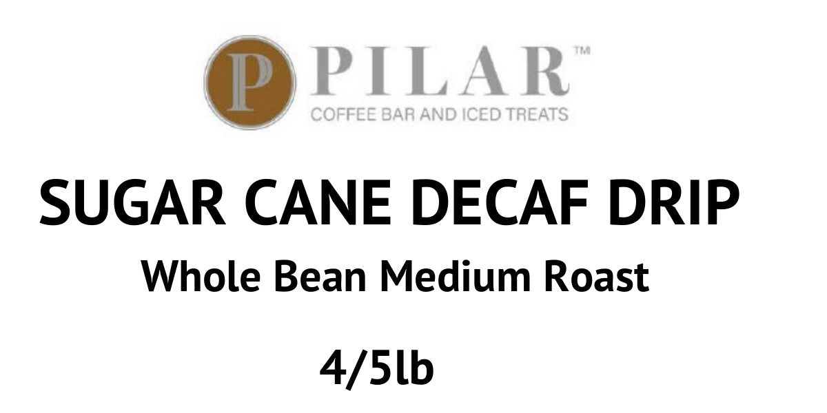 Pilar:5lb Sugar Cane Decaf Drip