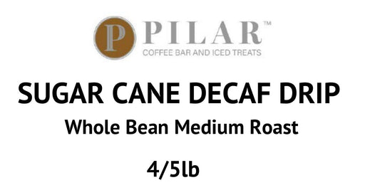 Pilar:5lb Sugar Cane Decaf Drip
