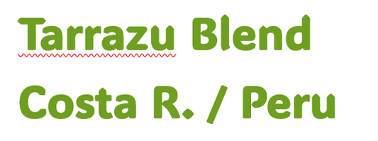 Tarrazu Blend 5lb Costa Rica / Peru